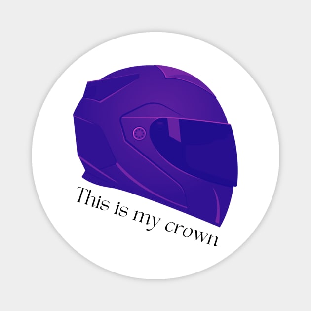 This is my crown Magnet by 3 Blue Limes